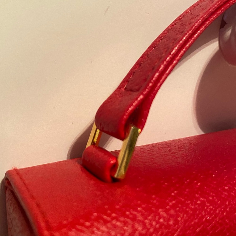 Mini Red Handbag - Picture 3 of 8